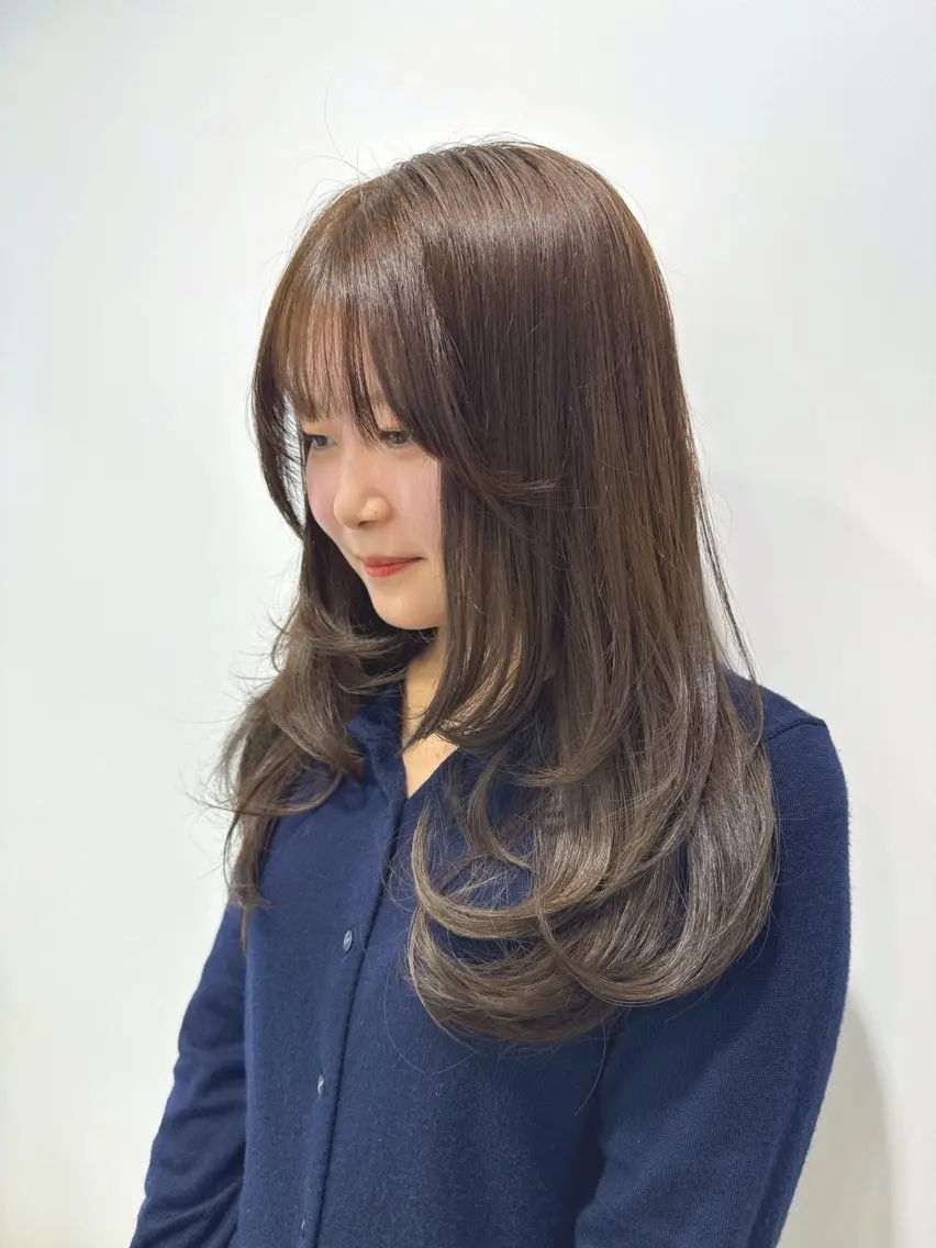 【🎀大人気🎀】韓国風レイヤーカット🫧の写真