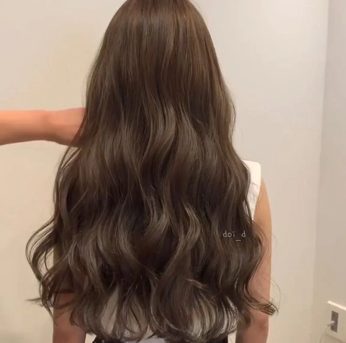 セミロング カラー パーマ カット ヘアカラー 表参道🌿赤み消し カラー/チナツのヘアスタイル