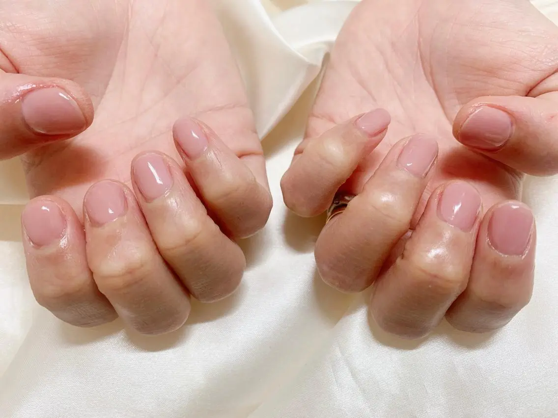 ネイル ワンカラーネイル シンプルネイル kiki nail たまプラーザのネイルデザイン