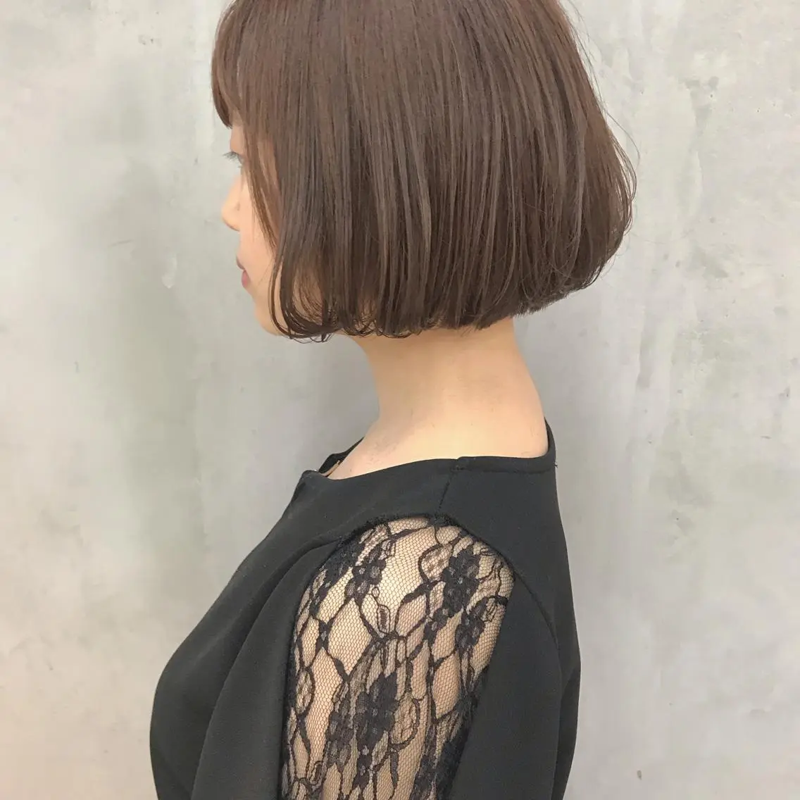 ショート カラー ベージュカラー フォギーベージュ ボブ BAROQUE バロック立川のヘアスタイル