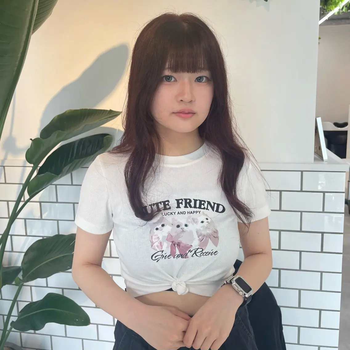 ロング カラー 松井 悠希のヘアスタイル
