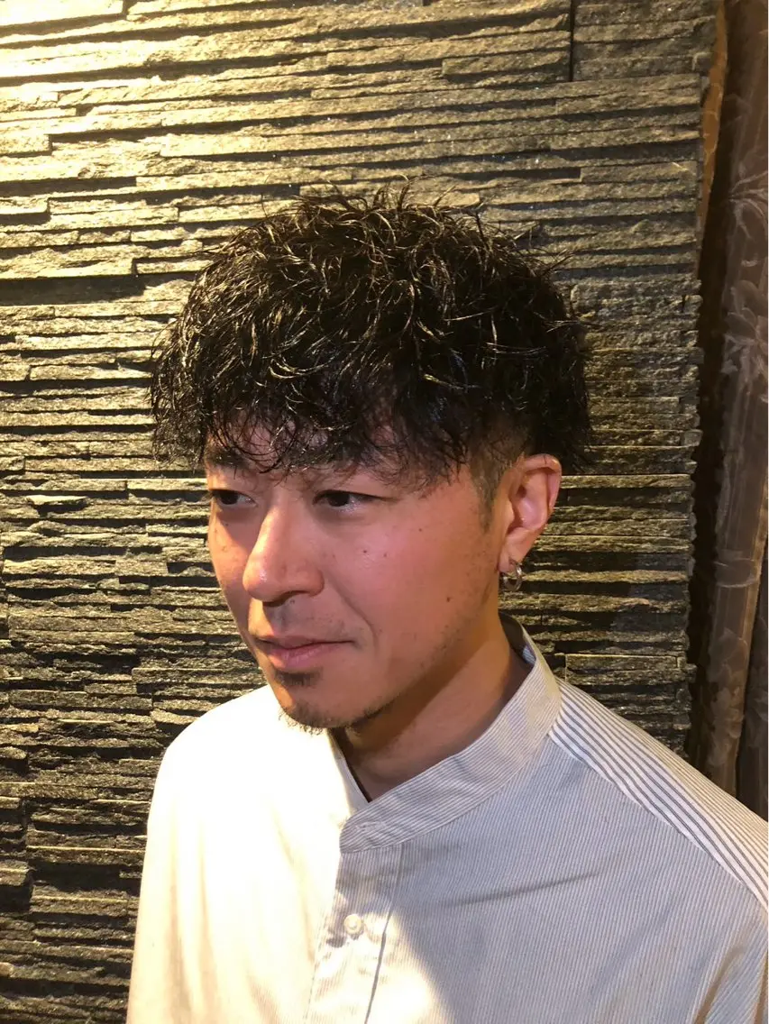 ミディアム 對馬 虎太郎のヘアスタイル