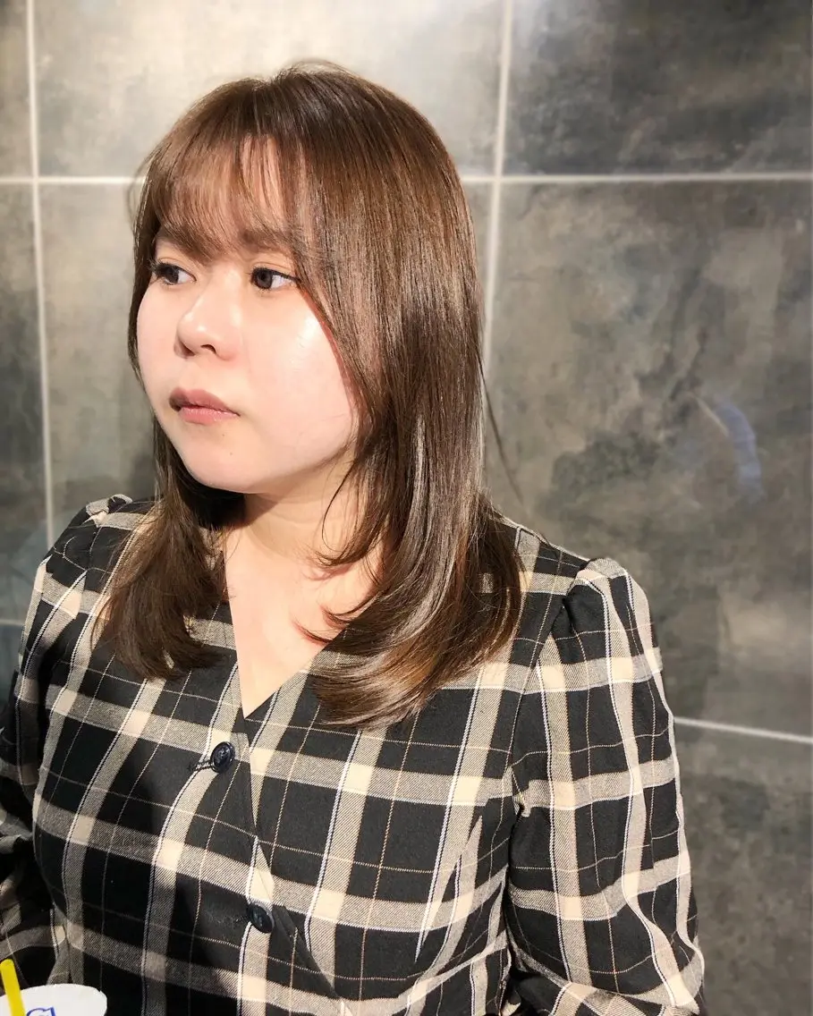 セミロング カラー ヘアアレンジ アッシュ ベージュカラー カット ヘアカラー トリートメント メンズ特化✂️栗原 侑也のヘアスタイル