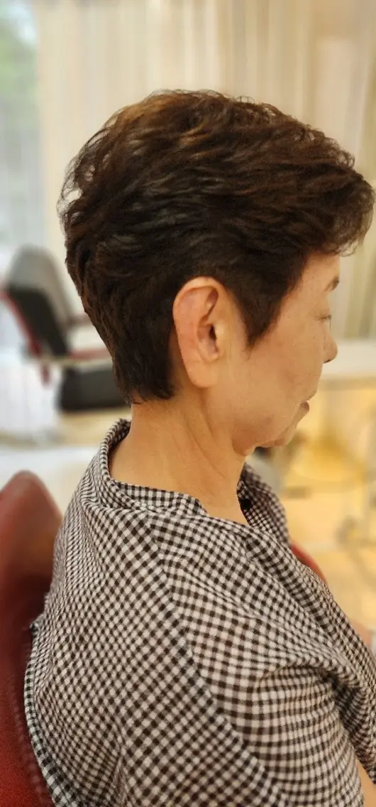 ショート パーマ カラー hairmake Juinのヘアスタイル