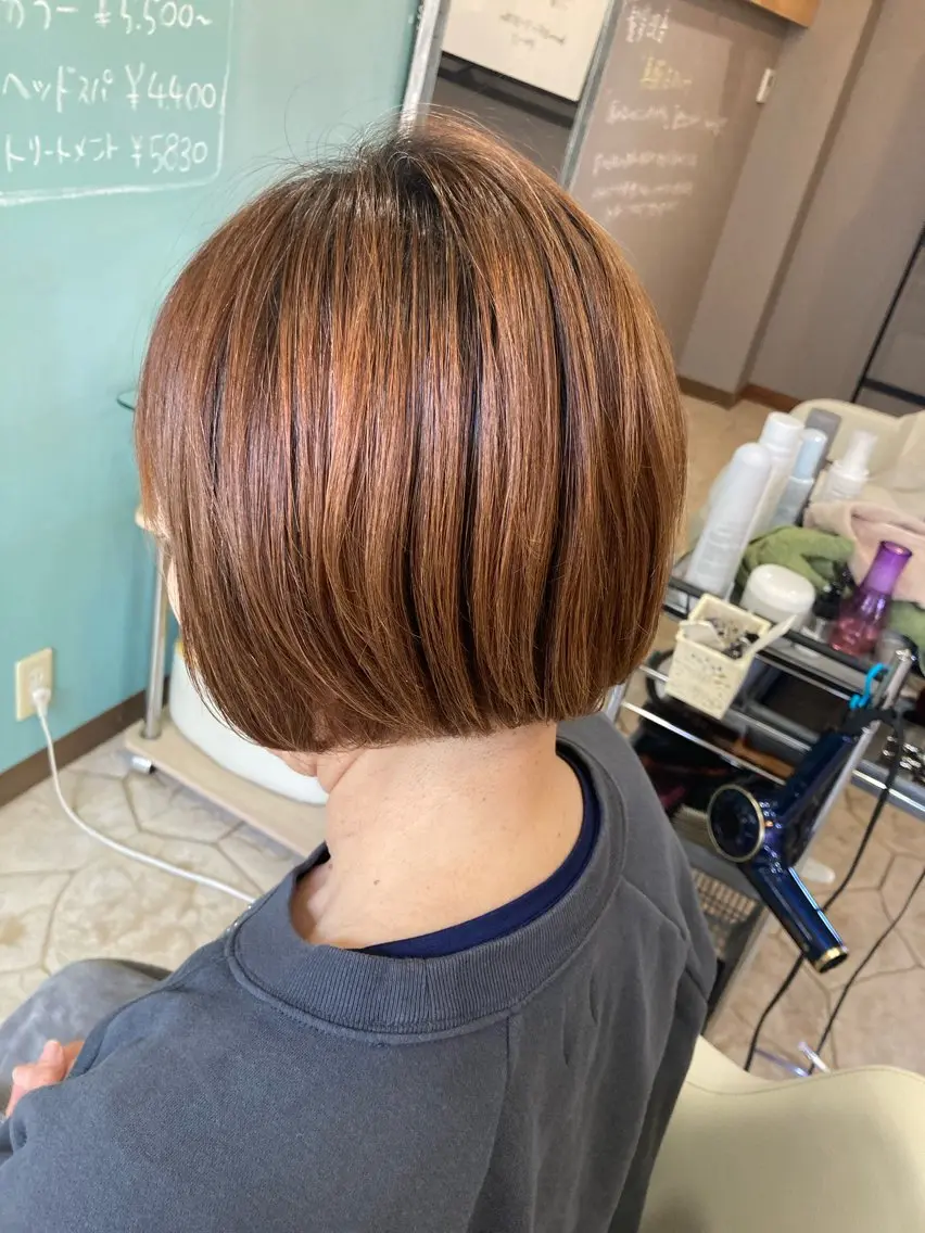 ショート パーマ 谷川 穂のヘアスタイル