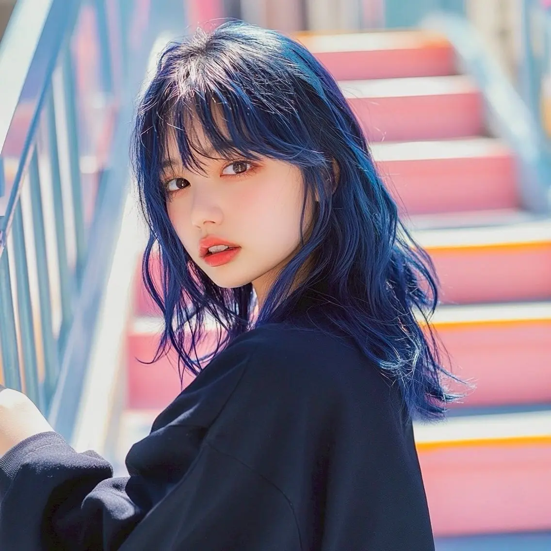 セミロング カラー 池袋/カラー特化🎨 ロング料金なし🩵のヘアスタイル