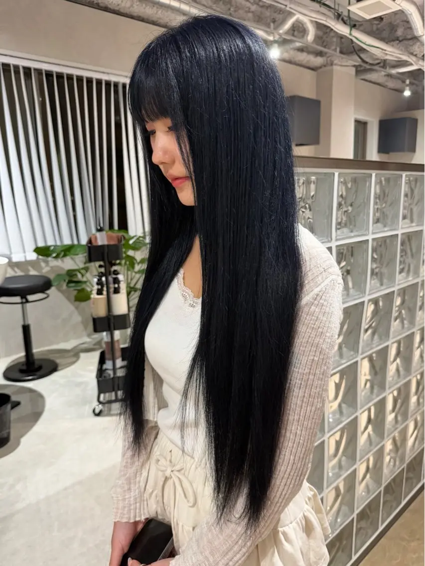 ロング hirano harukaのヘアスタイル