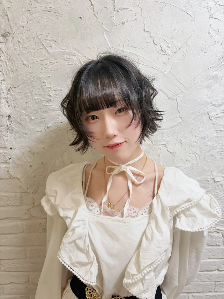 【当日予約OK】小顔カット&アミノ酸treatment☘️の写真