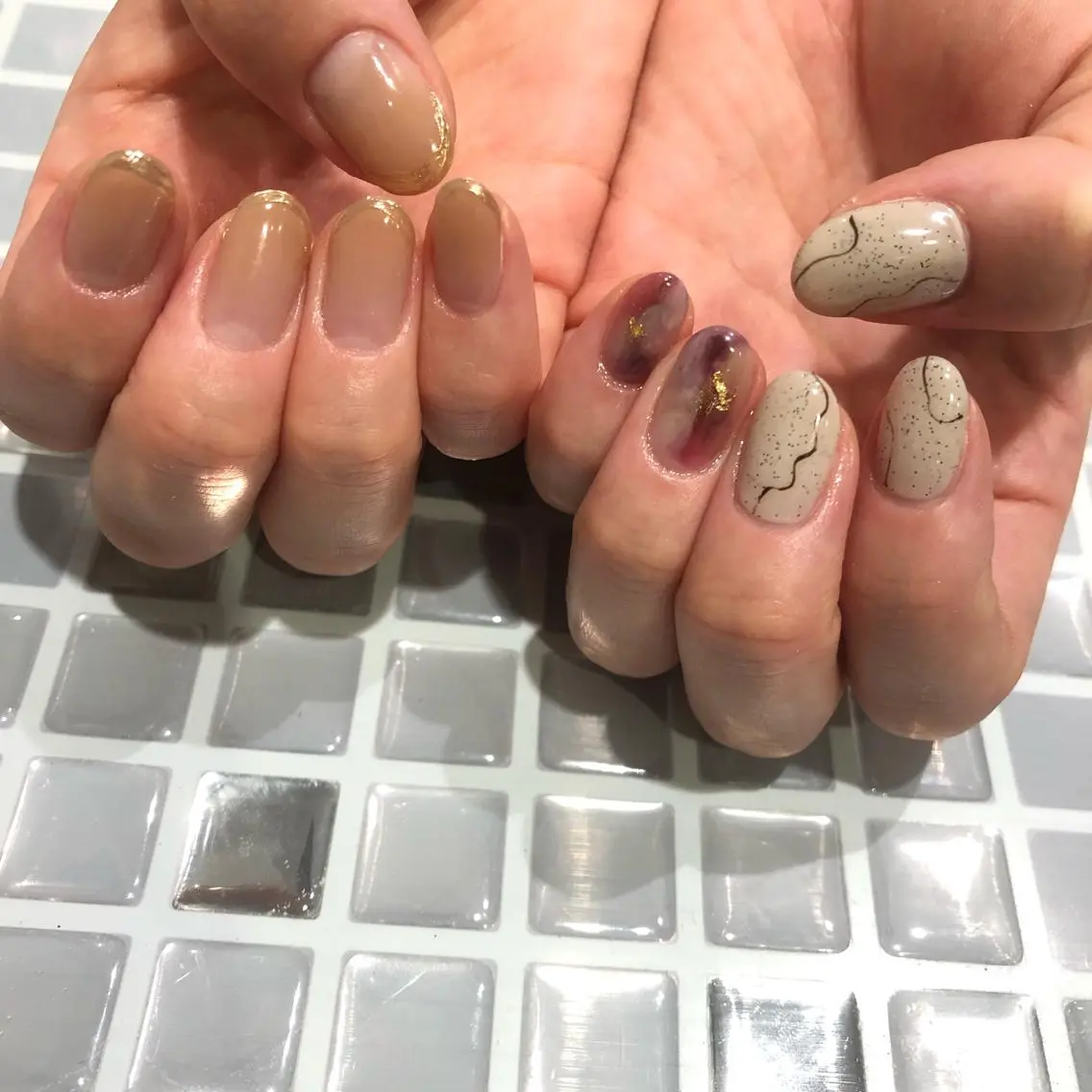 ネイル 持ち込み ハンドネイル EARTH nanaのネイルデザイン