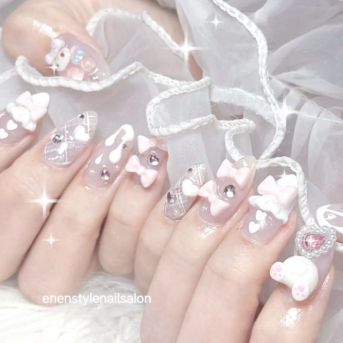 ネイル ハンドネイル 🐾enen style 🐾のネイルデザイン