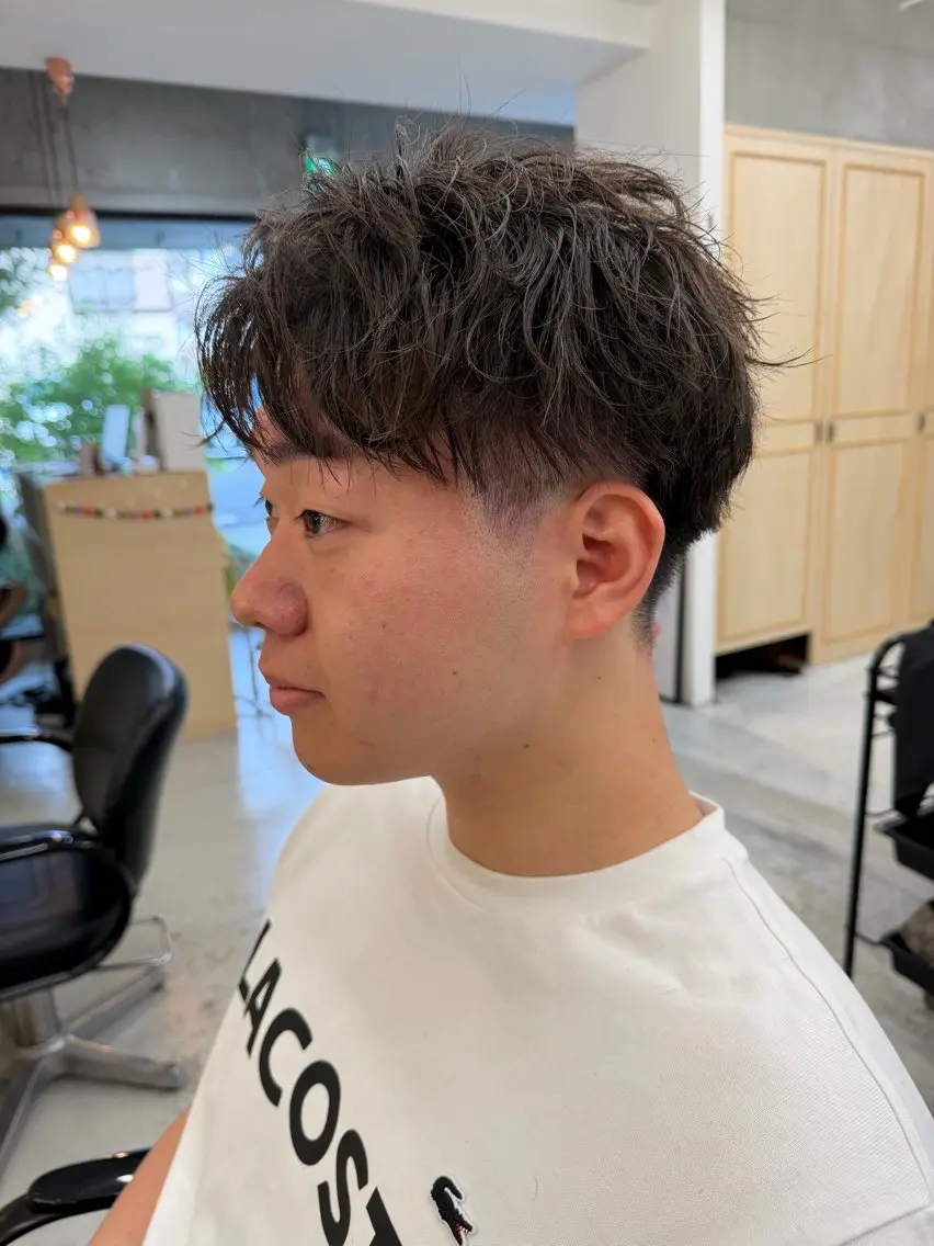 ショート パーマ カット パーマ メンズパーマ特化 🦖森田道成のヘアスタイル