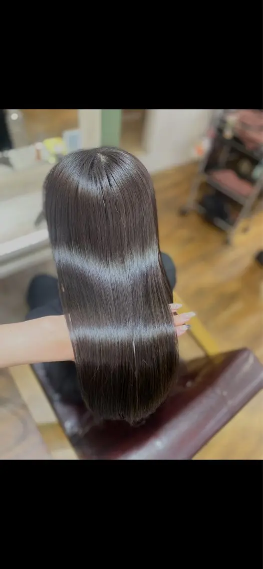ロング カラー カット ヘアカラー トリートメント 極艶透明感カラー🐰 髪質改善/出雲つぐみのヘアスタイル