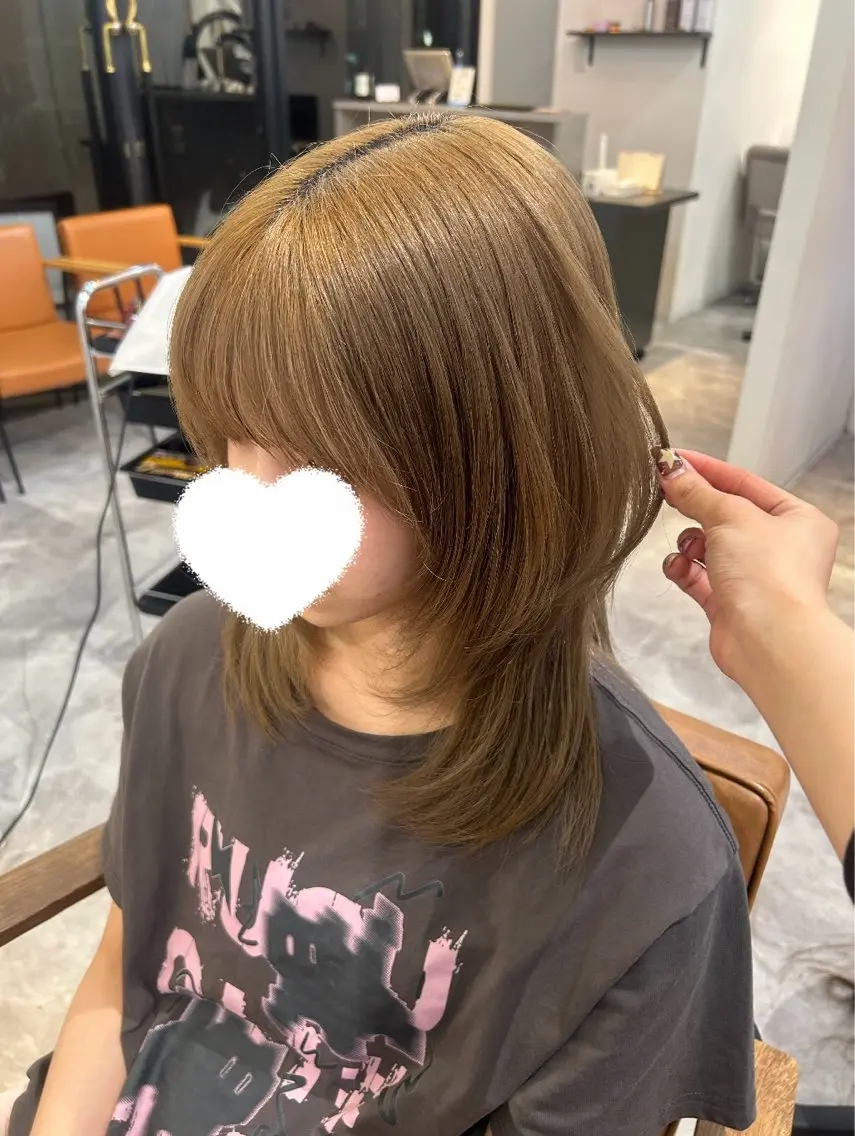 ミディアム 西山 るいのヘアスタイル