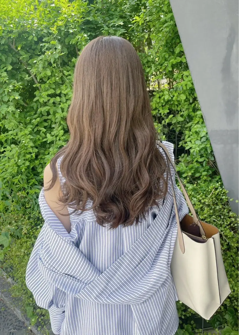 ロング カラー パーソナルカラー໒꒱ 顔タイプ/石塚わかなのヘアスタイル