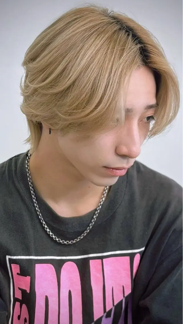 カラー ヘアカラー 掛川 真那斗のヘアスタイル