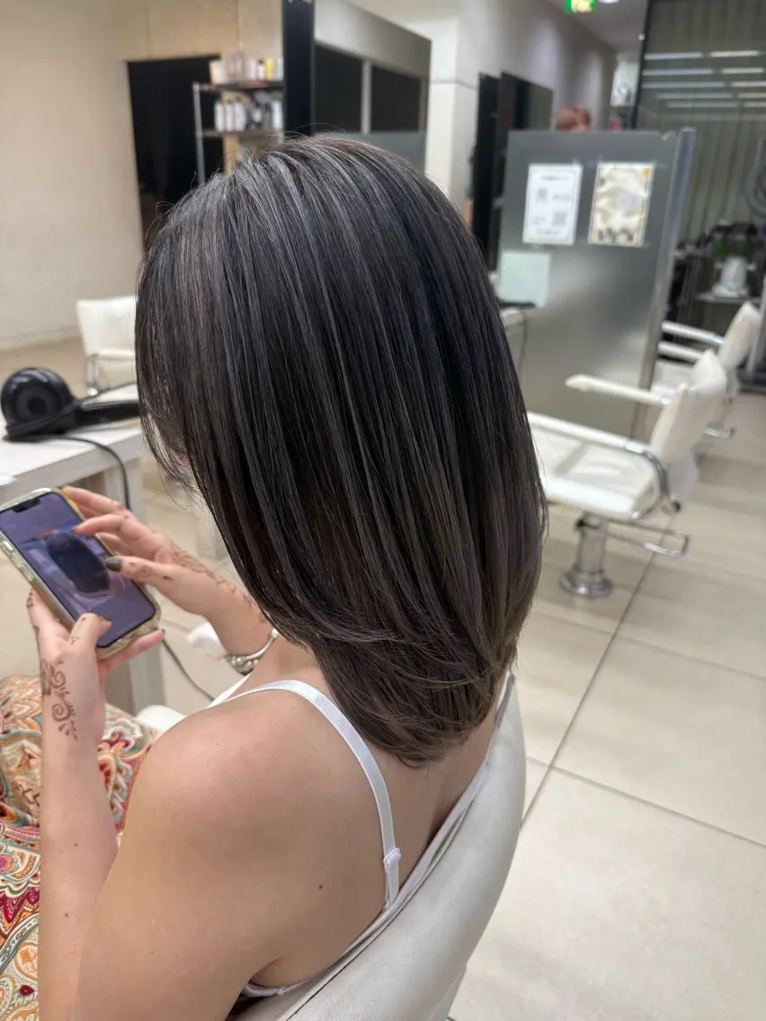 ミディアム カラー ヘアカラー ヘッドスパ どんな髪の悩みも解決 します✨田嶋俊一✨のヘアスタイル