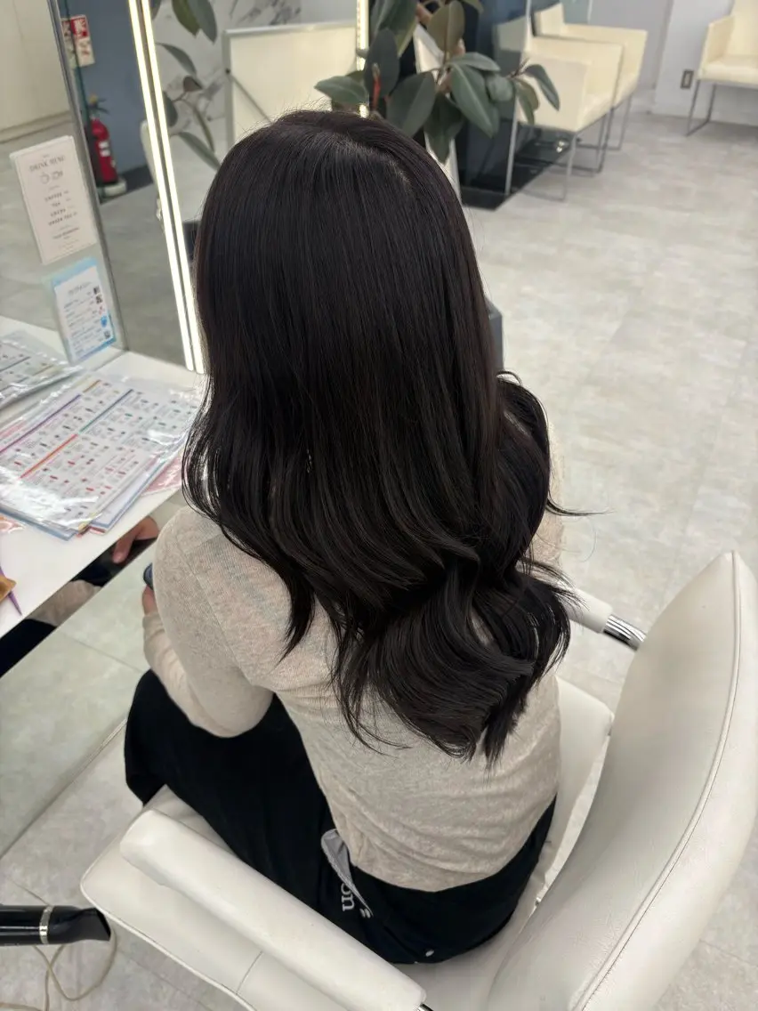 ロング カラー 藤沢|韓国カラー| 艶カラー龍生のヘアスタイル