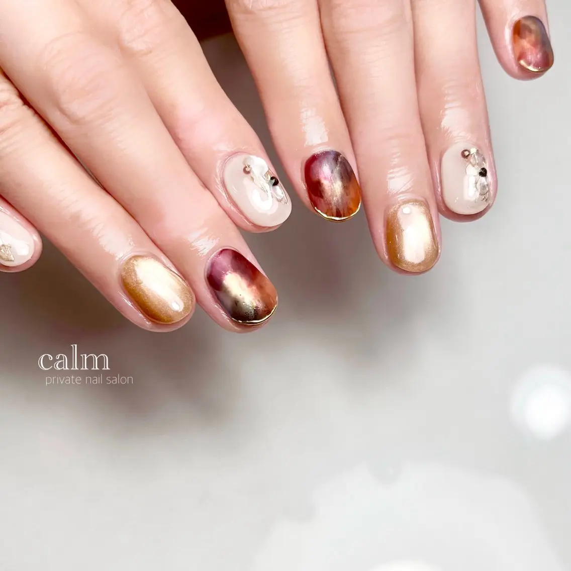 ネイル ハンドネイル calm 〔ｶｰﾑ〕のネイルデザイン