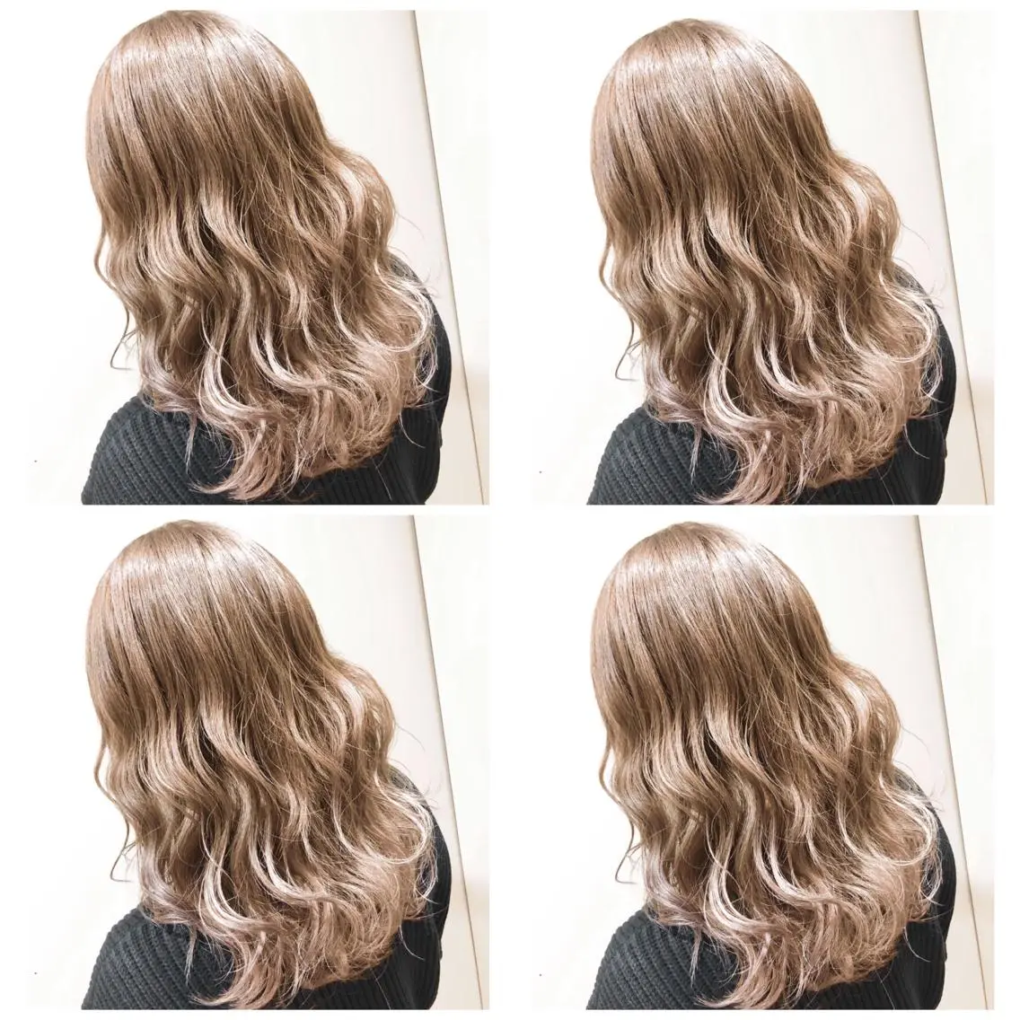 ロング カラー ベージュカラー ブリーチ ケアブリーチ ヘアカラー トリートメント ハイトーン/ブリーチ ルミエール/新栄/栄のヘアスタイル