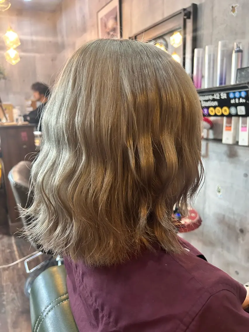 ミディアム higashi chiriのヘアスタイル