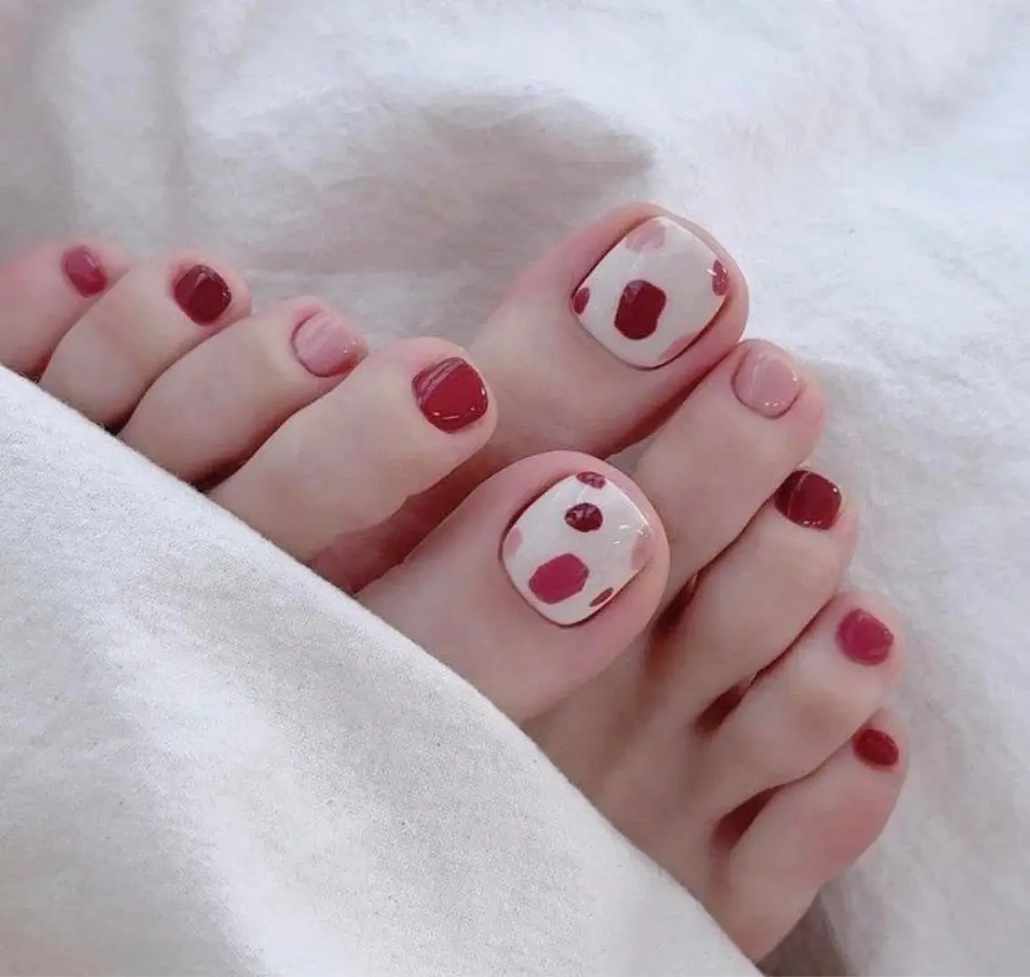 ネイル フットネイル フレンチネイル ジェルネイル マグネットネイル 持ち込み ハンドネイル Ribbonnail salonのネイルデザイン