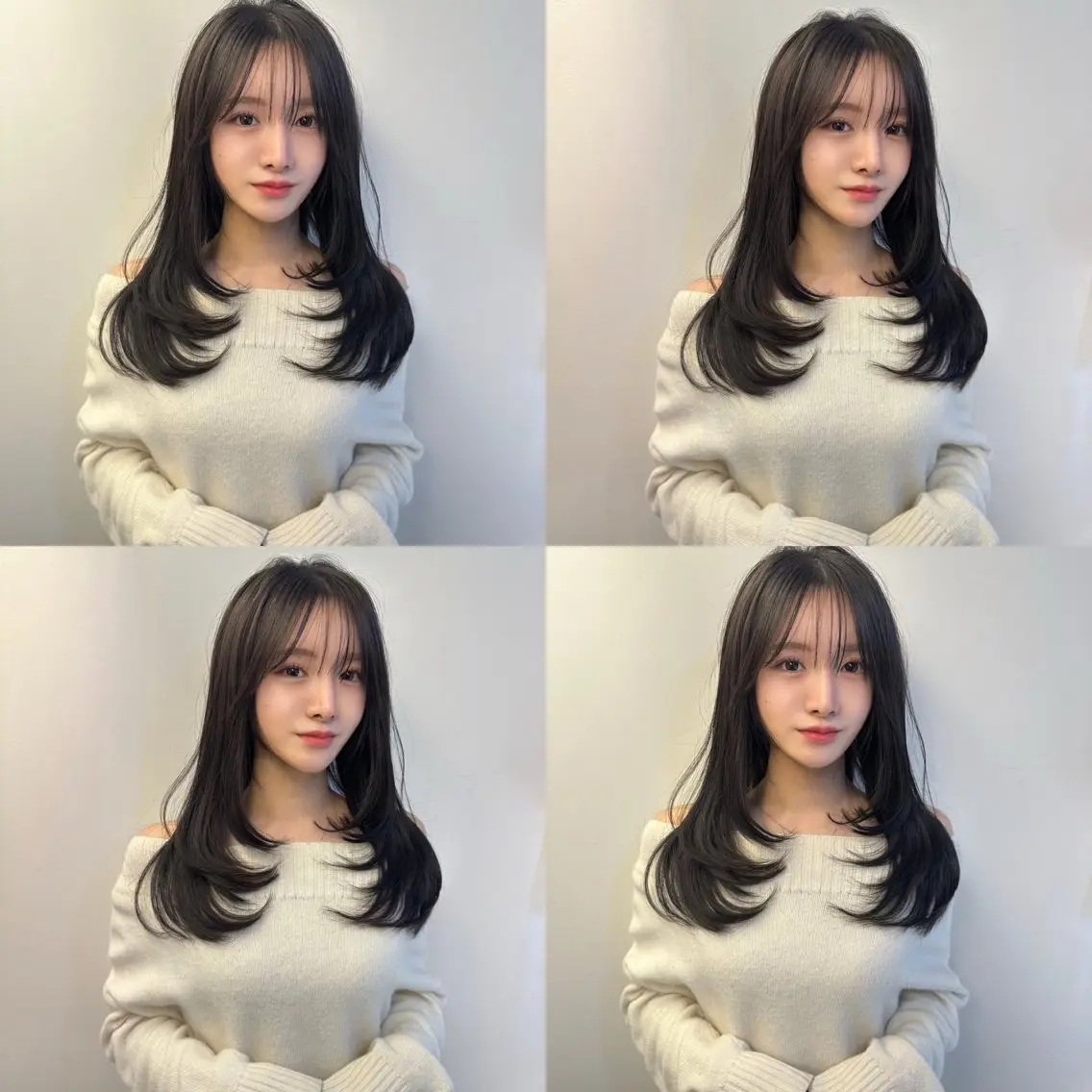 セミロング レイヤーカット カット ヘアカラー トリートメント 心斎橋/縮毛矯正 /艶髪カラーのヘアスタイル