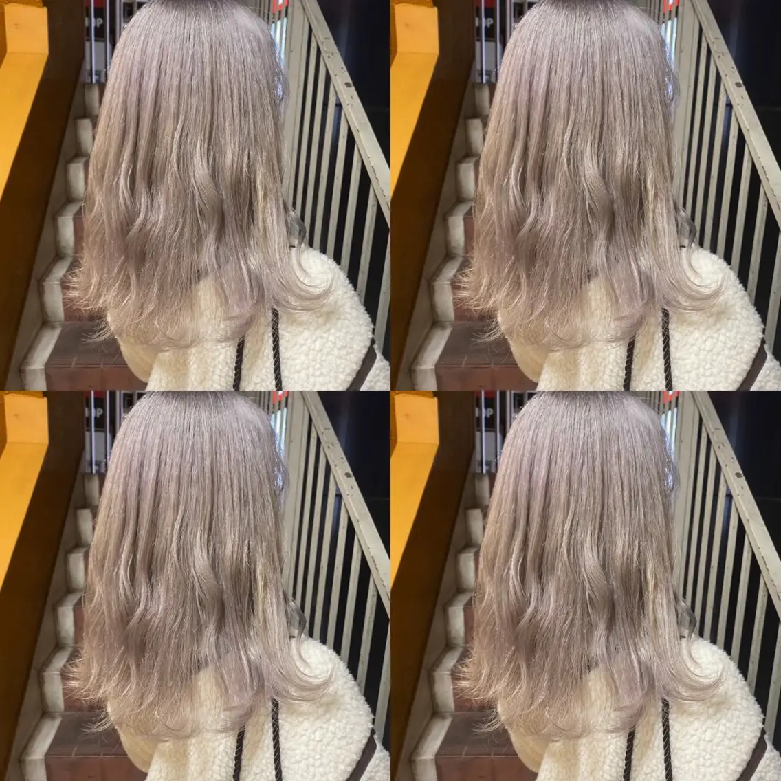 セミロング カラー ヘアアレンジ 💎韓国レイヤー ×エクステゆうま💎のヘアスタイル