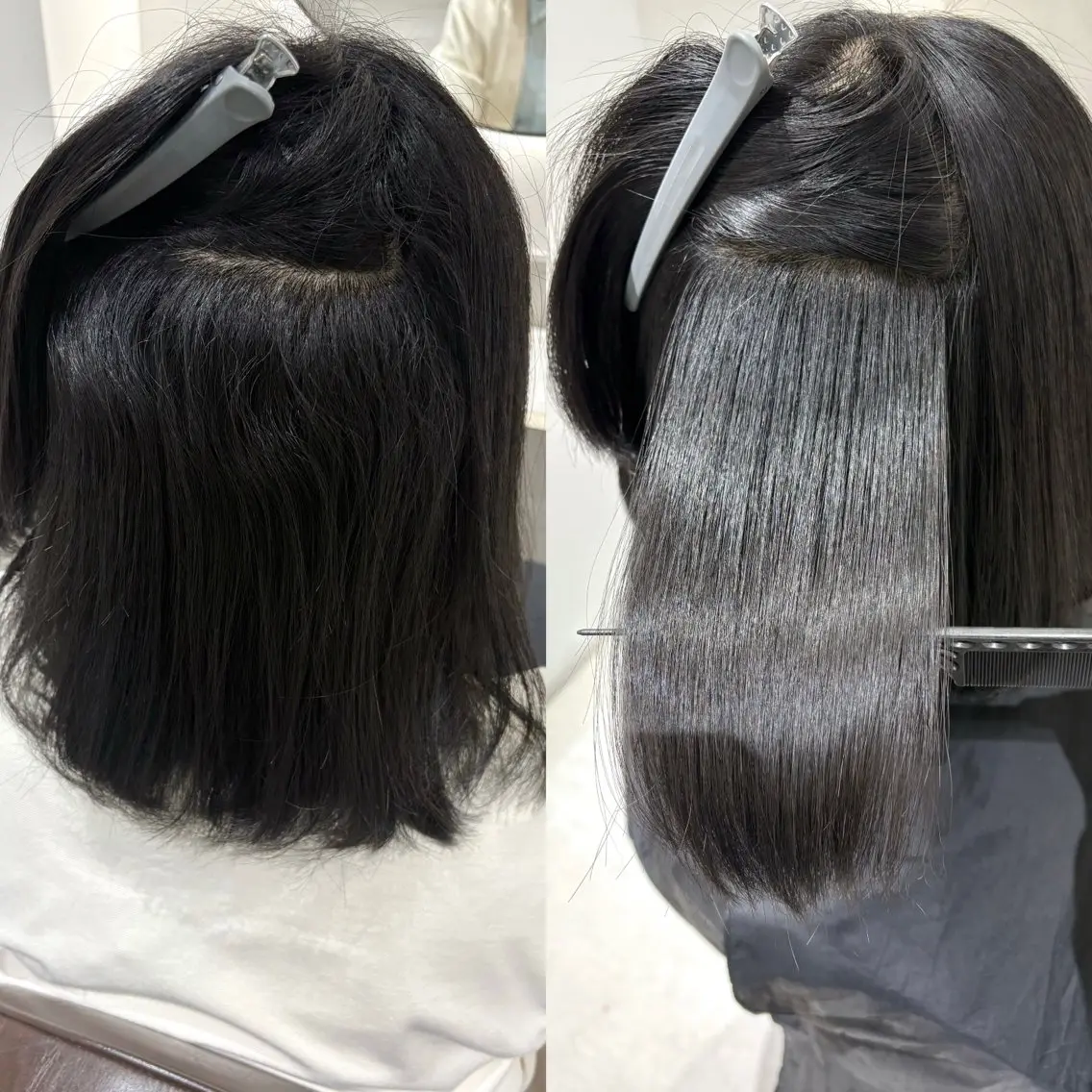 ショート カット 縮毛矯正 トリートメント 髪質改善 縮毛矯正/ レイヤー/銀座/本木のヘアスタイル
