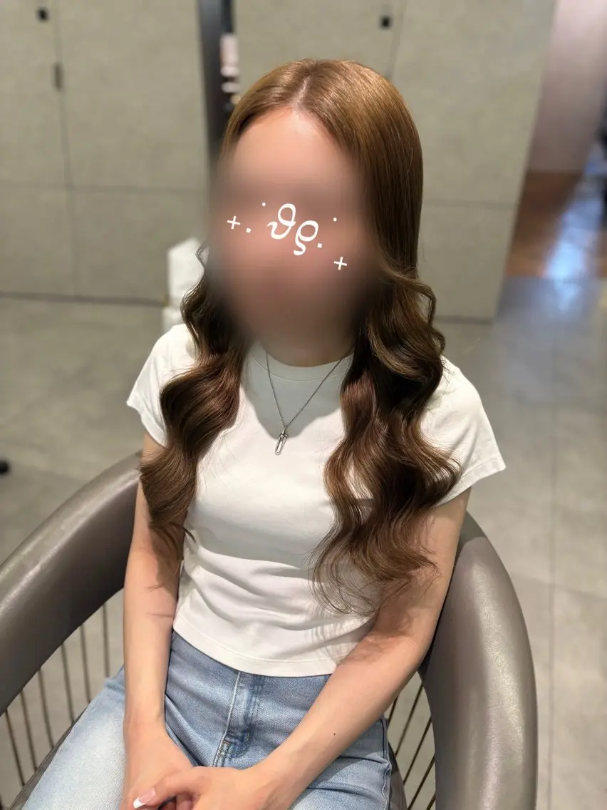 ロング カット エクステ カラー×エクステ 🫧RIRINA🫧のヘアスタイル