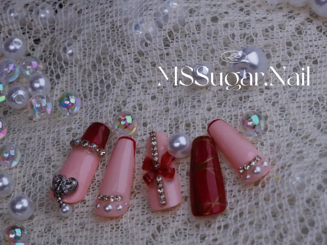 ネイル ハロウィン ロングネイル マグネットネイル スカルプネイル ネイルチップ ハンドネイル MSSugar Nailのネイルデザイン