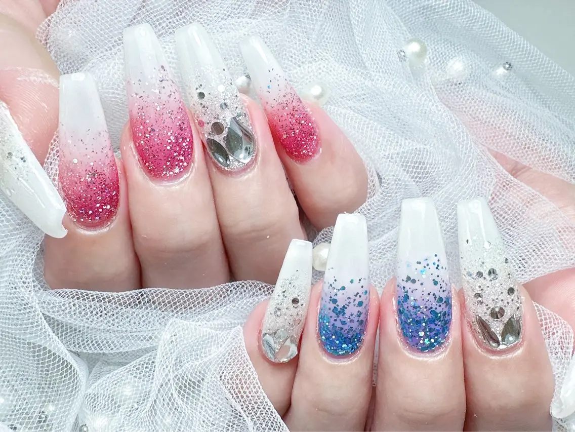 ネイル ハンドネイル M🌷nail 長さだし専門店のネイルデザイン
