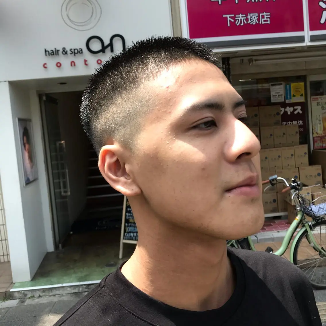 メンズ フェードカット ヨシダ トオルのヘアスタイル