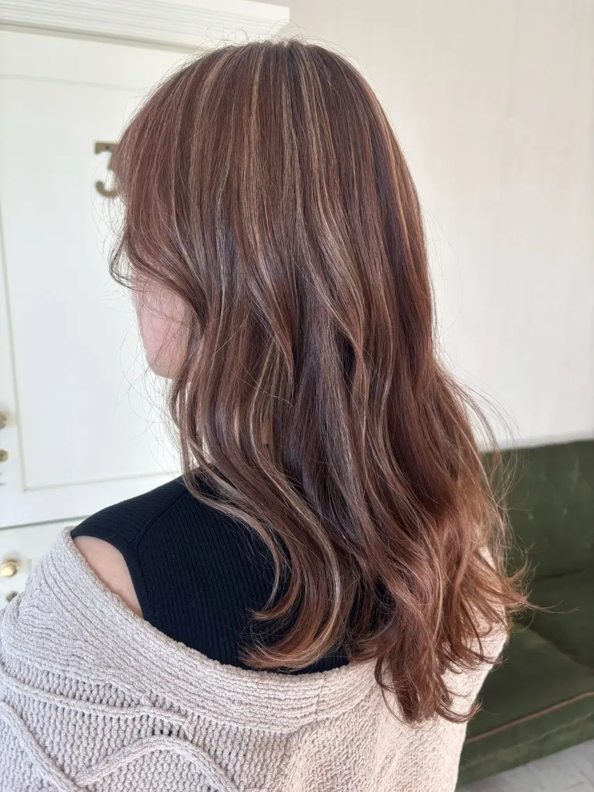 カラー ハイライトカラー 村瀬 美来のヘアスタイル