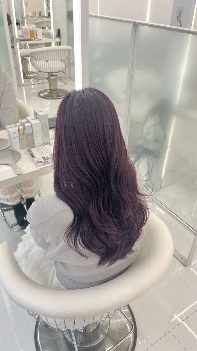 ロング カラー ブリーチカラー COA YUZUのヘアスタイル