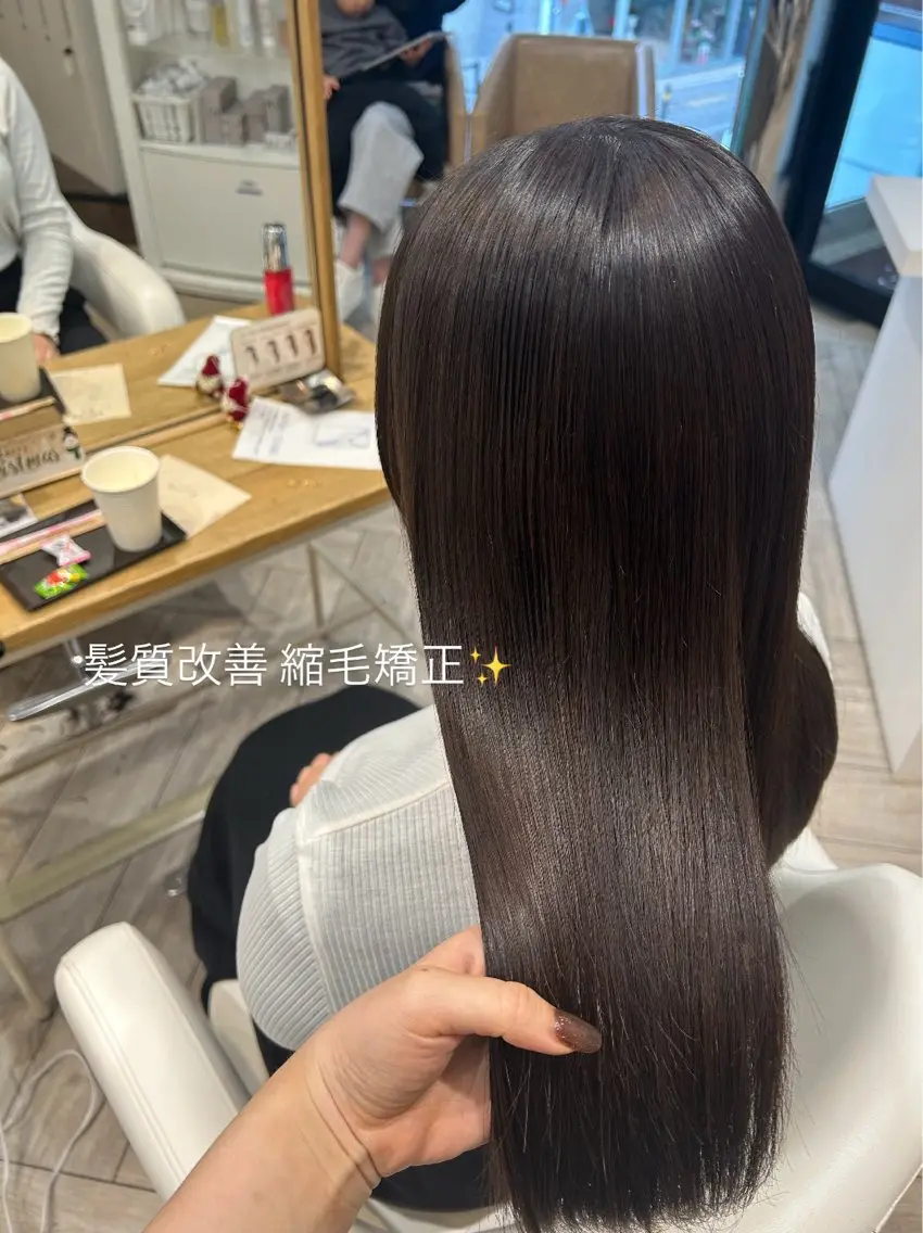 【🤍ྀིブリーチ毛対応🤍ྀི】髪質改善ストレートの写真