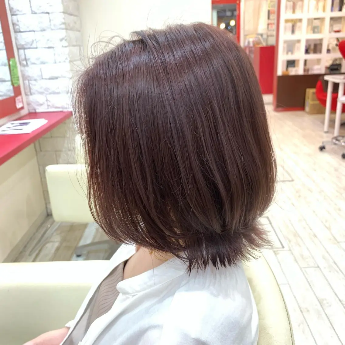 ミディアム カラー 櫻井 なんなのヘアスタイル
