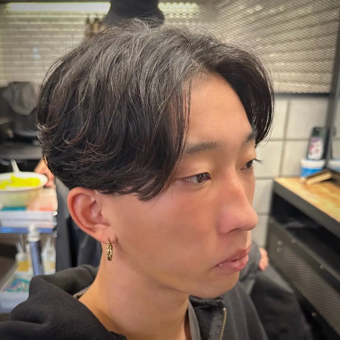 パーマ メンズ カット パーマ トリートメント メンズ特化 /歩夢のヘアスタイル