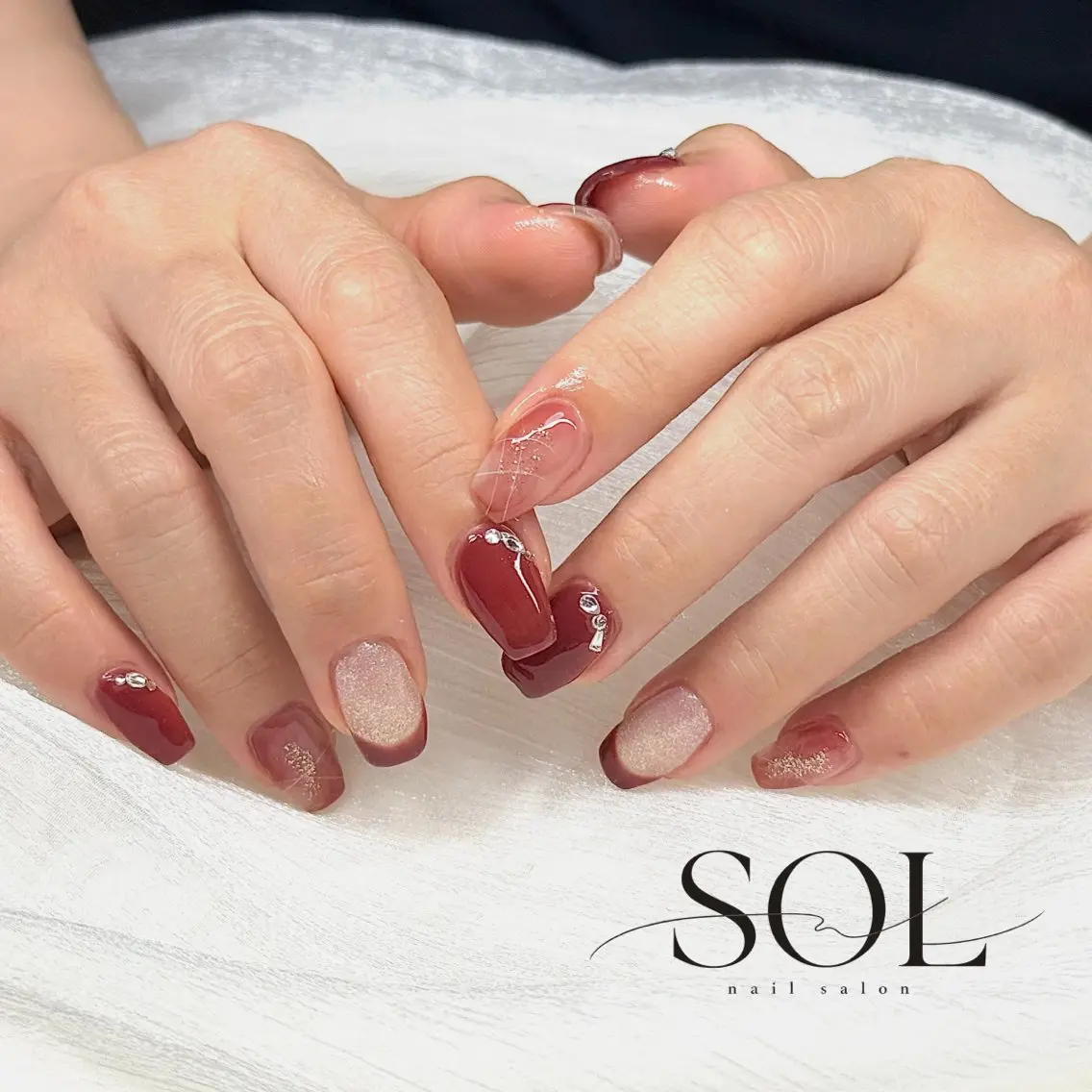 ネイル ハンドネイル SOL nail salonはづきのネイルデザイン