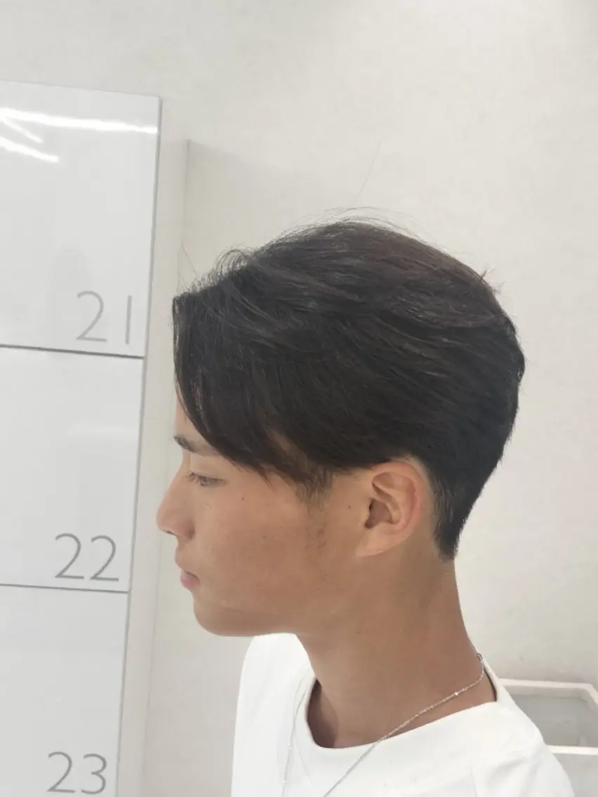 ショート メンズ 縮毛矯正 駒野 健太のヘアスタイル