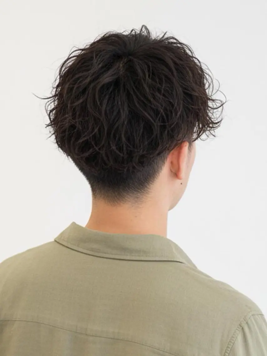 メンズ メンズパーマ カット パーマ 藤本 早耶のヘアスタイル