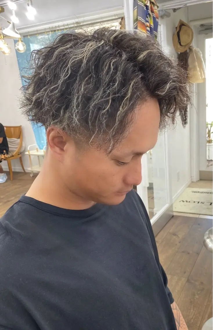 ★【フルメッシュ】メッシュキャップ+パーマ+カット26,600→20,000の写真