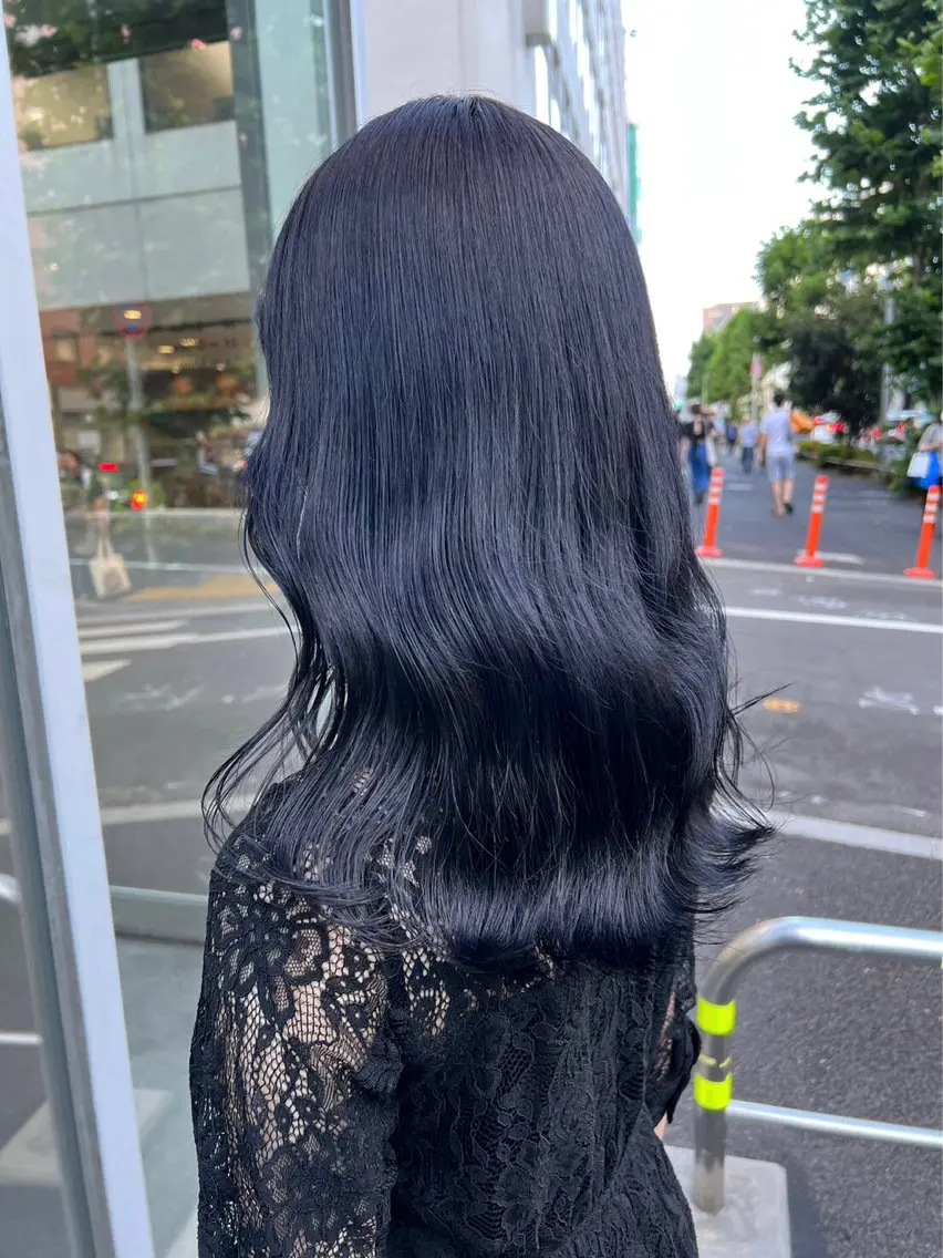 セミロング カラー ヘアアレンジ ヘアカラー トリートメント ヘッドスパ ヘアセット 〈公式〉🕯️ BABY上野🕯️のヘアスタイル