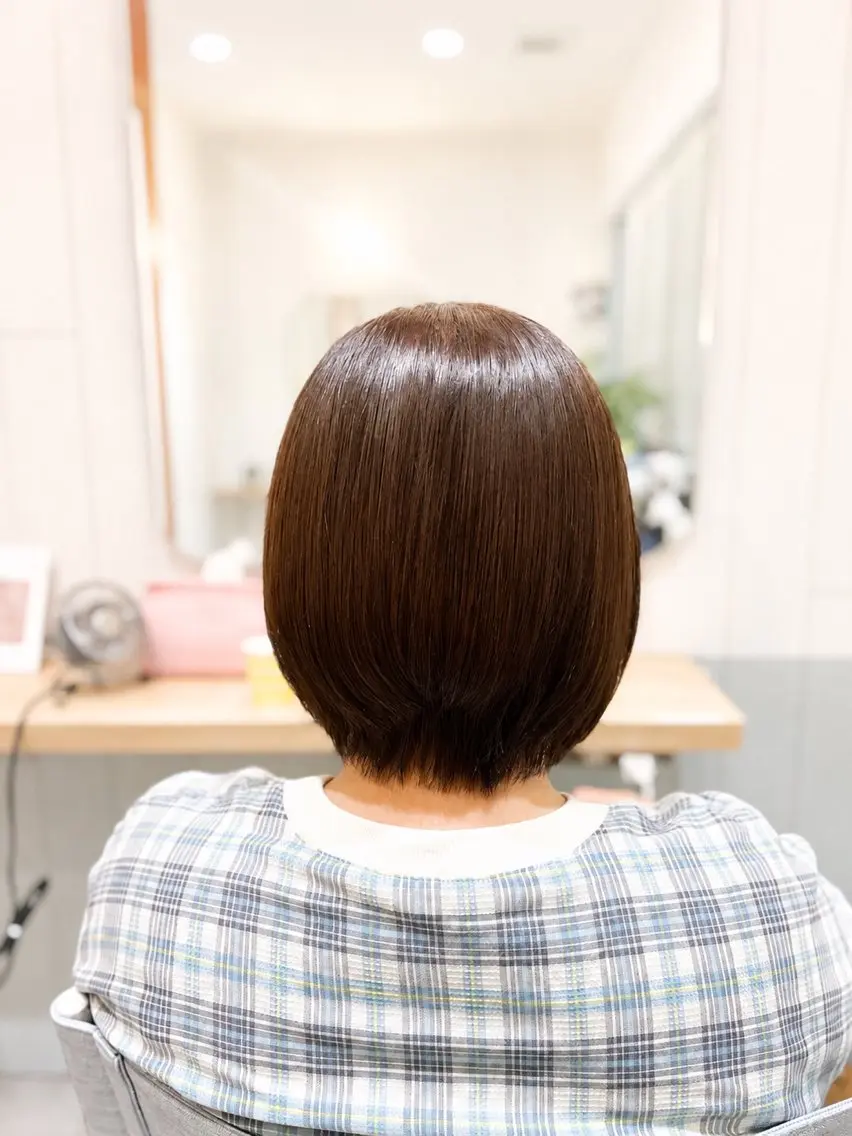 ショート 縮毛矯正 ✨まとまる艶髪 /小駒杏花のヘアスタイル