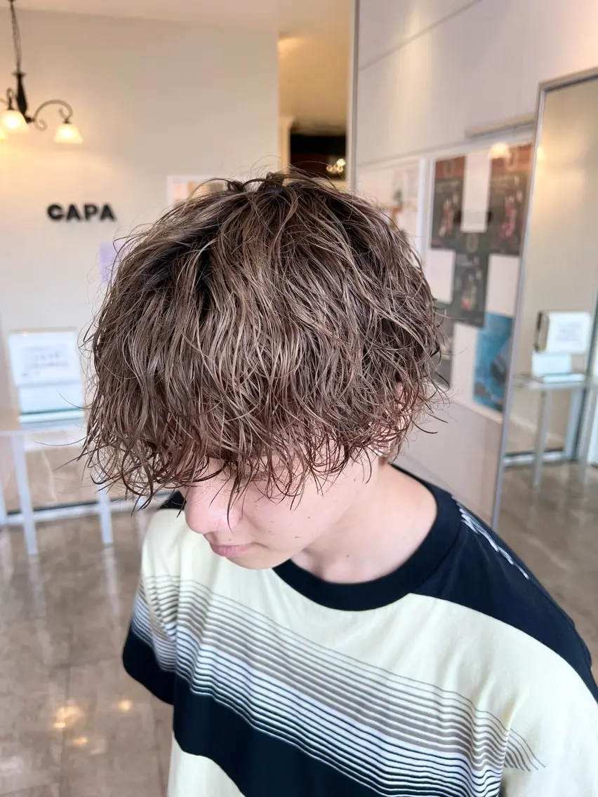 ☘️春限定メンズクーポン🌸⭐️【カット+(カラーorパーマ)+高保湿トリートメント+眉カット】の写真