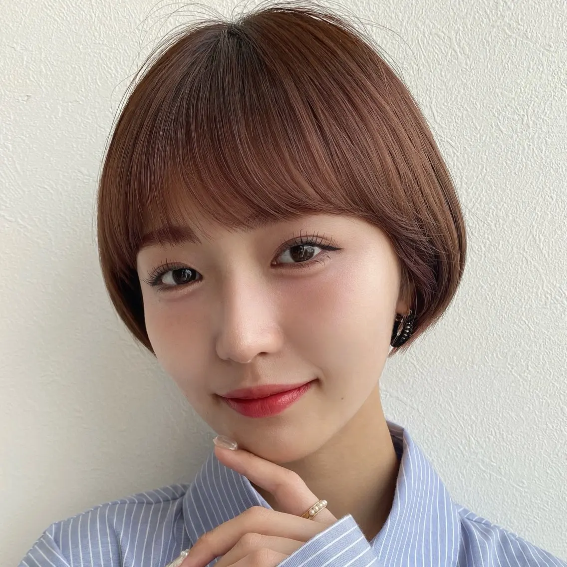 ショート ハイライト 髪質改善 レイヤーカット ショートヘア ショート職人 美容師【KENTA】のヘアスタイル