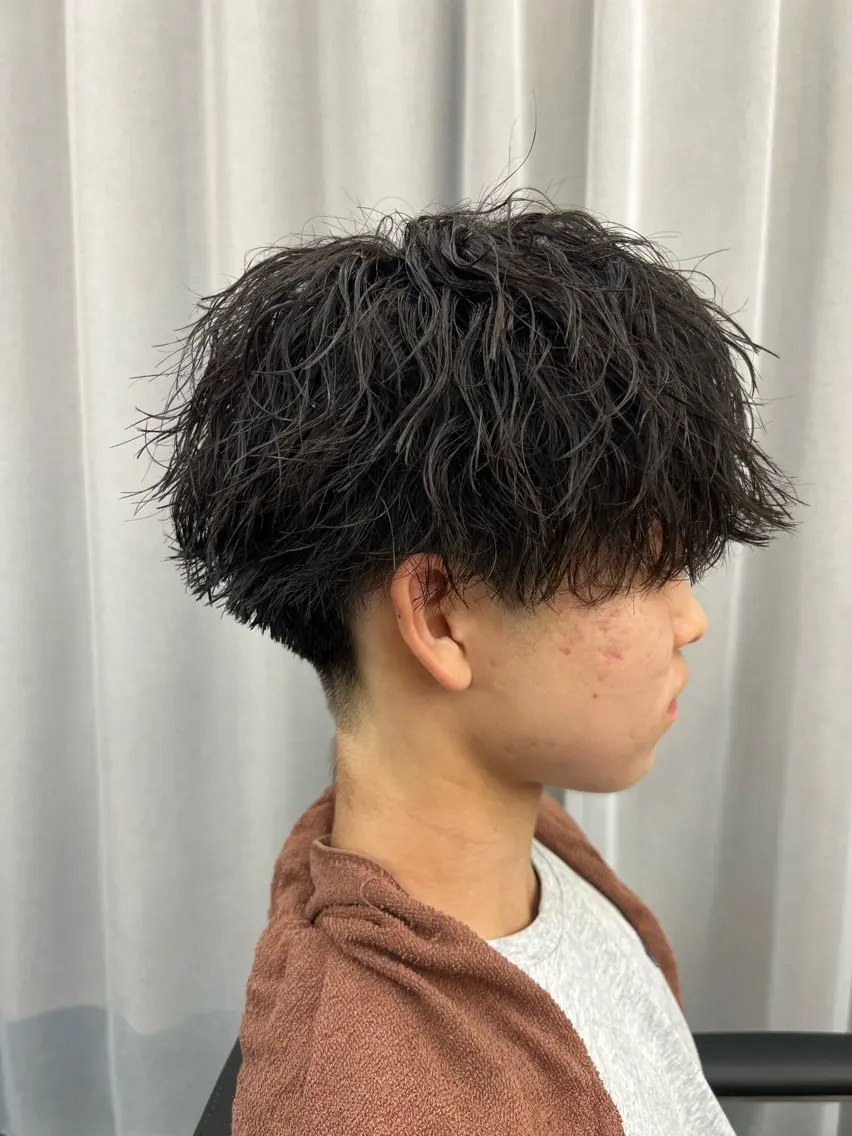 パーマ メンズ カット パーマ メンズ/渋谷/パーマ /りおんのヘアスタイル