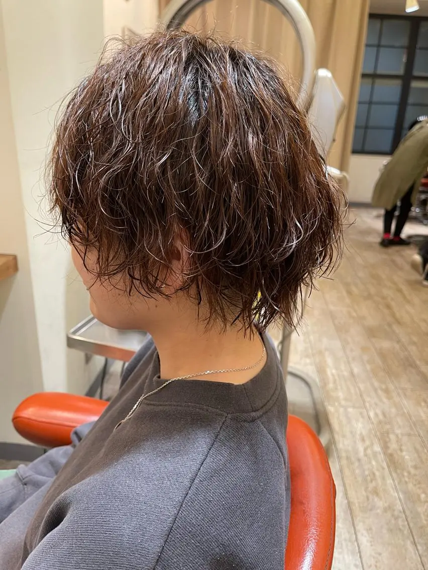 メンズカット＋ハードパーマ　ツイスパ　スパイラル　波巻き　スペインカール　なんでもオッケー👌の写真