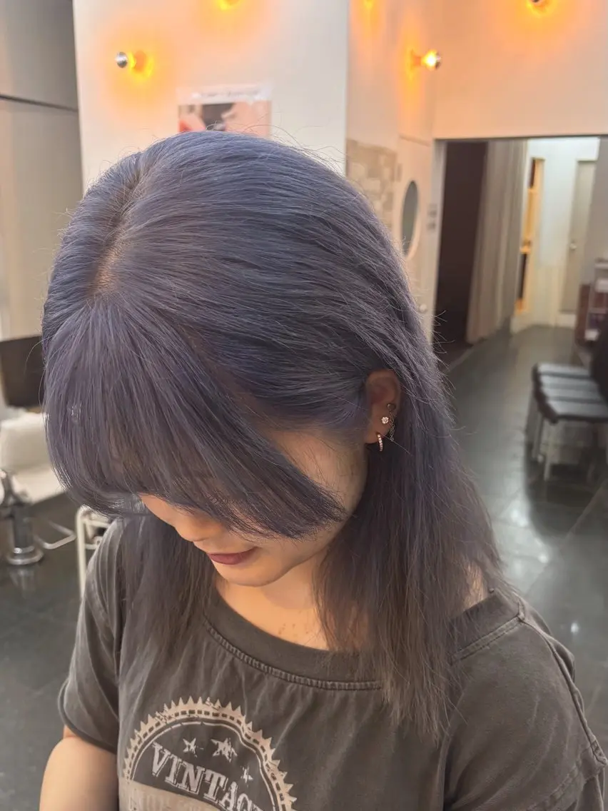 ミディアム カラー ヘアカラー トリートメント 🫧小林舞衣 🌙のヘアスタイル