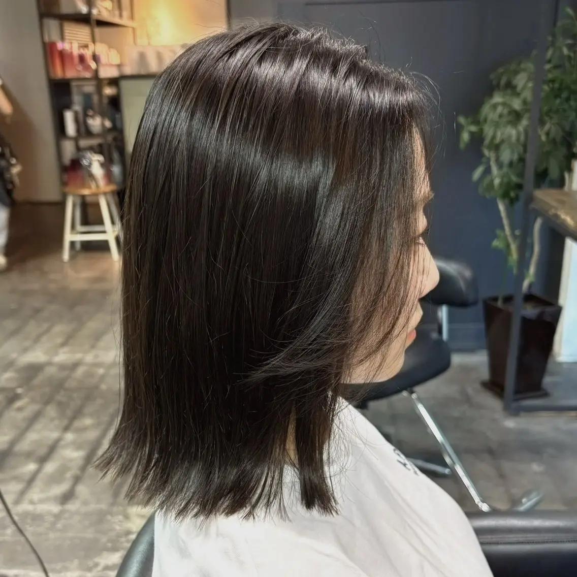 ミディアム 顔周りカット カット ヘアカラー 韓国ヘア/縮毛矯正 /レイヤー🫧ユイカのヘアスタイル