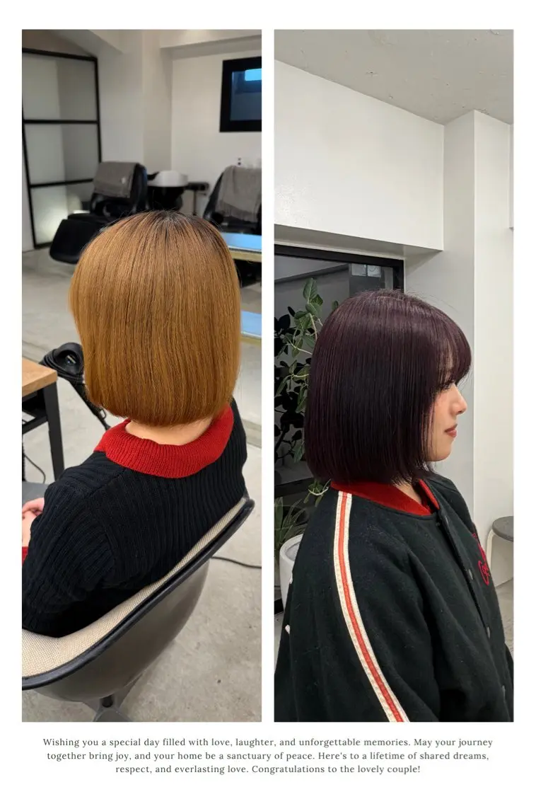 カラー ヘアカラー 艶髪カラー💫 SHIMAのヘアスタイル